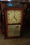 Bassell & Gibbs Antique 30 Hour Empire Shelf Clock
