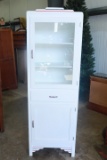 Vintage White Painted Kitchen Cabinet