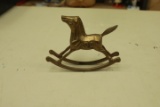 Brass Rocking Horse Collectible