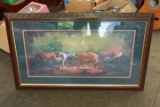 Framed Horse Print
