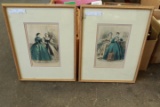 Pair of Victorian Fashion Prints