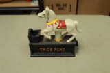 Cast Iron Trick Pony Bank
