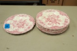 9 Crown Ducal English Plates