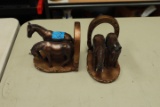 Pair of Resin Horse Bookends