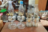 4 Oil Lamps