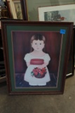 Folk Art Portrait Print
