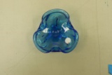 Blue Blown Glass Bowl