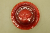 Vintage L.E. Smith Amberina Eagle Ashtray