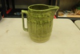 Green Pottery Pitcher