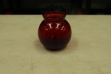 Ruby Glass Vase
