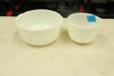 Fire King Mixing Bowl & Glasbake Mixing Bowl