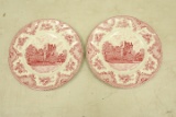 2 Johnson Bros Old British Castle Plates