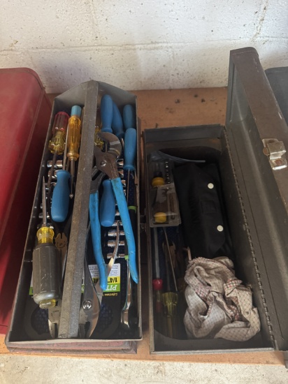 Tool Box with Assorted Tools