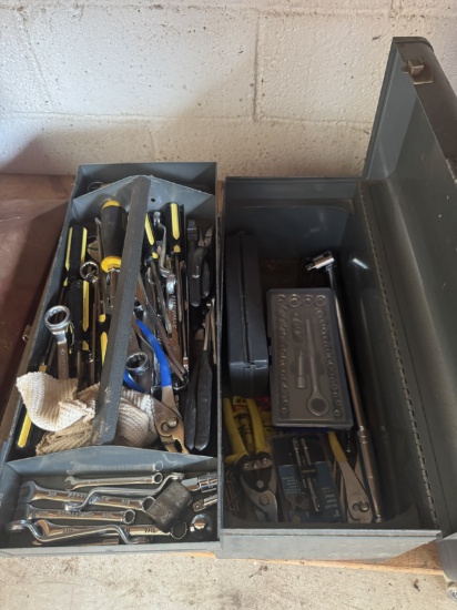 Tool Box with Assorted Tools