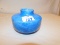 CLEWS CHAMELEON WARE BLUE VASE, 3.5