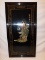 ORIENTAL WALL ART - LADY WITH FAN AND ORIENTAL WRITING. MEASURES 22