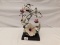 HUMMING BIRDS & HIBISCUS FLOWER  SCULPTURE MEASURE 12