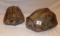 PAIR STONE CARFVED TURTLES WEIGHTS ABOUT 55 LBS TOTAL WEIGHT MEASURES