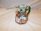 IRONSTONE PITCHER MASON'S PATENT IRONSTONE CHINA HAND PAINTED APPLIED HANDL