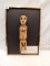 CARVED BONE PASSPORT FIGURE WALL HANGING; MAN IS 10