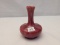 PILKINGTON ROYAL LANCASTRIAN POTTERY BUD VASE RED & WHITE MEASURES 6