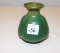 PILKINGTON POTTERY VASE LOBE OVOID SHAPE CIRCA 1905 GREEN COLOR MEASURES 4