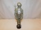 KNIGHT MADE OF METAL & CLOTH LEGS ON BACK, STANDS 12