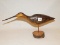 CARVED BIRD,WOODEN, MEASURES 9