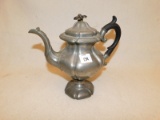 TEAPOT:   BY JAMES DICKSON & SONS, #1824C. PAINTED TEAPOT, LID KNOB IS CHIP