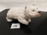 SCULPTURE:  BOEHM WHITE BEAR, #40304W, MEASURES 3.5