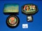 4 RUSSIAN TRINKET BOXES