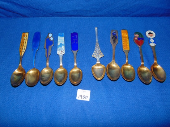 REIZENSTEIN'S STERLING SPOONS 1960 THRU 1969