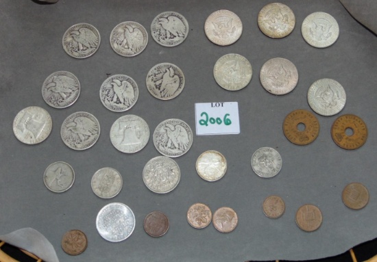 GROUP SILVER AND NON COINS