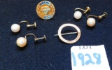 PINS AND EARRINGS