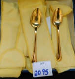 GOLD DEMITASSE SPOONS