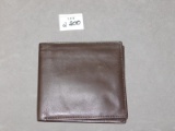 BROWN LEATHER LARGE WALLET