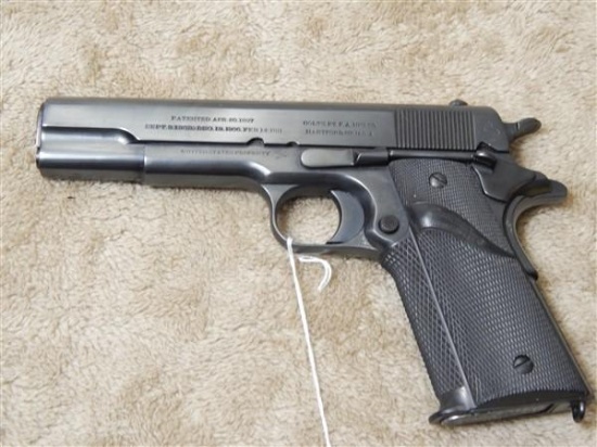 COLT 1911, US PROPERTY, 45 ACP, MADE IN 1913, SN-30316
