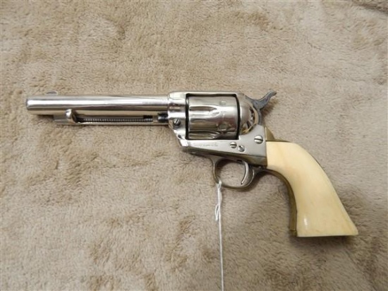 COLT SINGLE ACTION ARMY, 45 CAL, 5 1/2" BARREL, FIRST GENERATION WITH A COLT LETTER, SN-241126