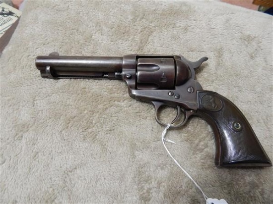 COLT SINGLE ACTION ARMY, 41 CAL, 4 3/4" BARREL MADE IN 1901, FIRST GENERATION WITH A COLT LETTER,