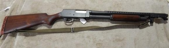 SAVAGE MODEL 520, 12 GA, PUMP, WWII, TRENCH GUN WITH BAYONET LUG