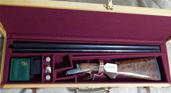 RBL 16 GA, SINGLE SELECTIVE TRIGGER, AUTO EJECTORS, EXHIBITION GRADE WALNUT WOOD, BEAVERTAIL FOREND,