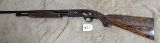 WINCHESTER MODEL 42, NUMBER 5 PATTERN WITH GOLD, SOLID RIB, 26" BARREL, FULL CHOKE. SN-121205