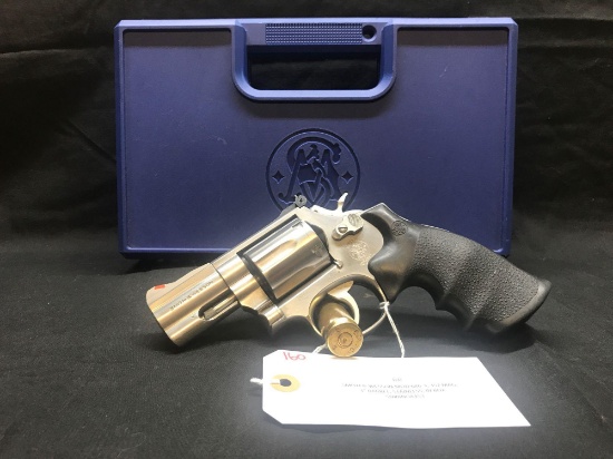 SMITH & WESSON MOD 686-3, 357 MAG, 3" BARREL, STAINLESS, IN BOX SN#BNU8453