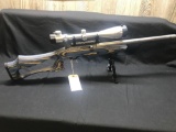 CUSTOM BUILT MAGNUM RESEARCH MODEL MLR-1722, 17 HMR, BLUE LAMINATED STOCK WITH BUSHNELL 6X24X50