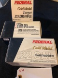 FEDERAL GOLD MEDAL, 22 CAL TARGET, 500 ROUNDS PER BRICK (TIMES 3)