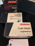 FEDERAL GOLD MEDAL, 22 CAL TARGET, 500 ROUNDS PER BRICK (TIMES 3)