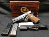 COLT ACE 22 CAL, GOLD CUP, NATIONAL MATCH, WITH 38 SUPER CONVERSION KIT, IN COLT ACE BOX, SN-SM21442