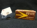 REMINGTON MOHAWK, 22 CAL, LONG RIFLE, 9 BOXES IN BRICK BOX