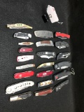 22 ASSORTED POCKET KNIVES