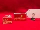 FEDERAL HI POWER, 22 CAL, CB LONG, 2 BOXES